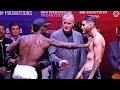 OH DANG! CARLOS ADAMES PUSHES ALEXIS SALAZAR AT WEIGH IN! ADAMES GETS HEATED!