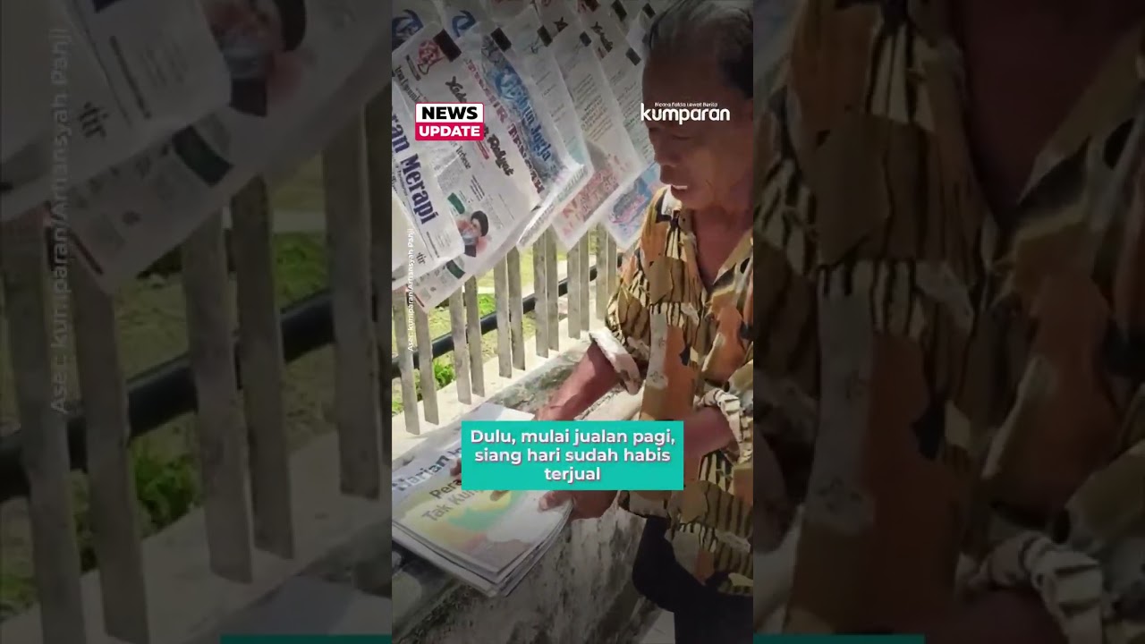 Penjual Koran di Tengah Era Digital