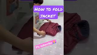 jacket 🧥 folding #short #viral #shortvideo #youtubeshorts #jacket #folding #hack #clothes