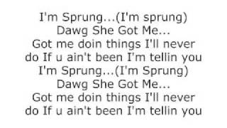 I&#39;m Sprung T Pain ft Akon with lyrics