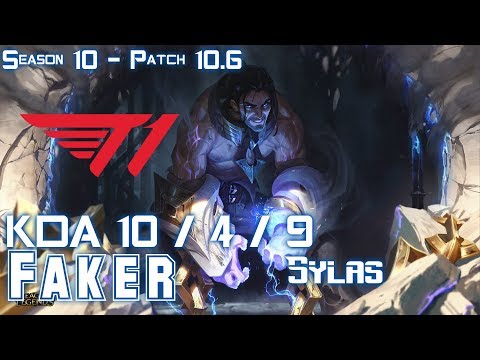 T1 Faker SYLAS vs ORNN Mid - Patch 10.6 KR Ranked