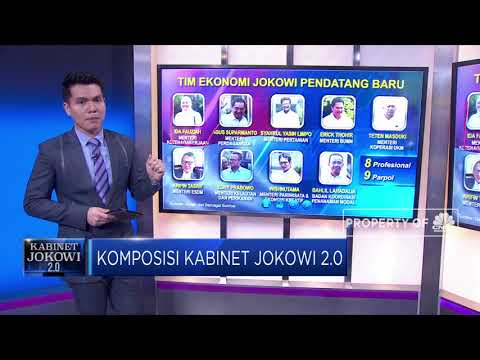 Ini Susunan Tim Ekonomi Kabinet Jokowi 2.0