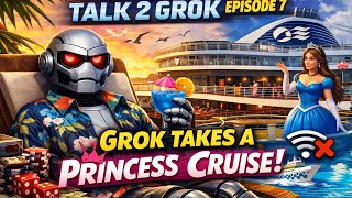 Talk 2 Grok – Episode 7: Grok Takes A Princess Cruise! 🚢🤖#princess 
