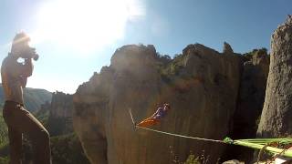 Highline Backflip Attempt #3