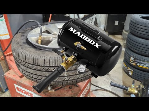 Tire bead seater / sealer from Harbor Freight - MADDOX Bazooka