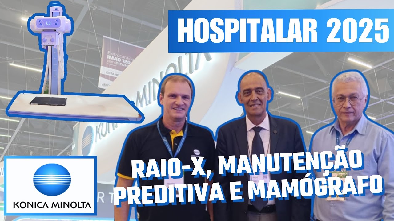 Fixed X-ray, predictive maintenance and mammography! - Konica Minolta Stand - Hospitalar 2025