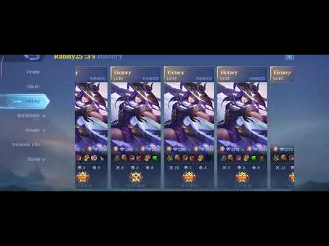 MLBB | Fanny Win Streak Gameplay | My Idol Randy25 😌❤