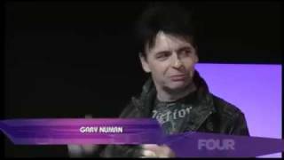GARY NUMAN.   DREW AND SHANNON INTERVIEW.