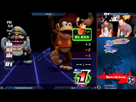 TO11 - TheReflexWonder (Wario) vs DLA (Diddy) - Project M Pools