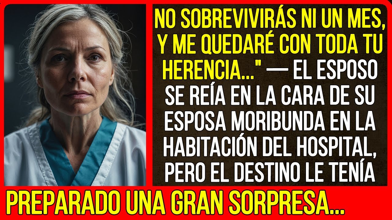 "No sobrevivirás ni un mes, y me quedaré con toda tu herencia..." — el esposo se reía en la cara