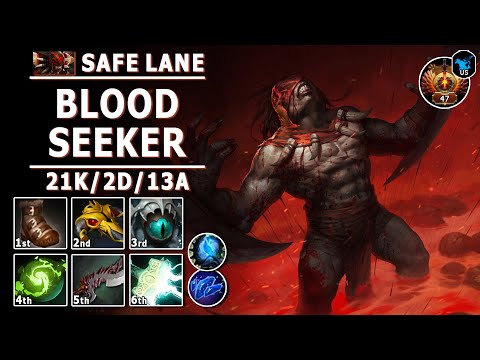Bloodseeker Safe Lane Carry | 7.31b | Hokori.Yuma Pro BS Carry | Dota 2 Immortal Gameplay