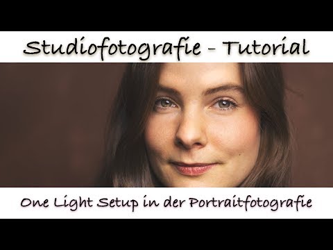 Studiofotografie Tutorial - Onelight Setup / Mit einem Licht im Studio arbeiten
