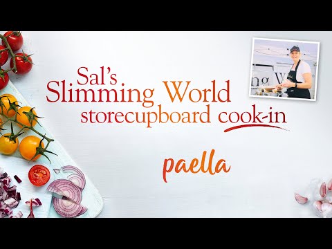 Sal’s Slimming World Storecupboard cook-in Ep10 – Syn free vegetable paella!
