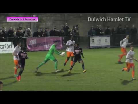 Dulwich Hamlet 5-2 Braintree Town, FA Trophy Third Round Replay, 07/02/17 | Match Highlights