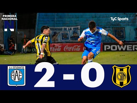 Estudiantes (RC) 2-0 Deportivo Madryn | Primera Nacional | Reducido (Final - Ida)