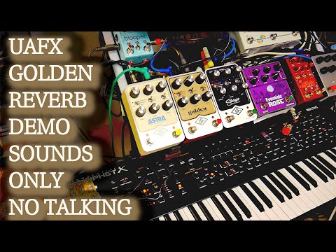 UAFX Golden Reverb Demo No Talking (with Sequential Circuits Prophet X synth)