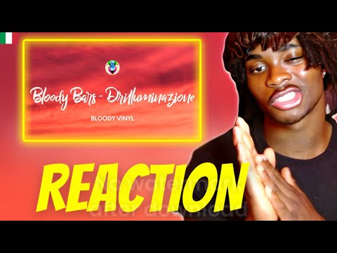 BLOODY VINYL - BLOODY BARS - DRILLUMINAZIONE (Testo/Lyrics) ft. Charlie KDM, Hell Raton | REACTION