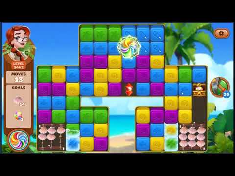 Lost Island Blast Adventure Level 1461 - NO BOOSTERS 🏝️ | SKILLGAMING ✔️