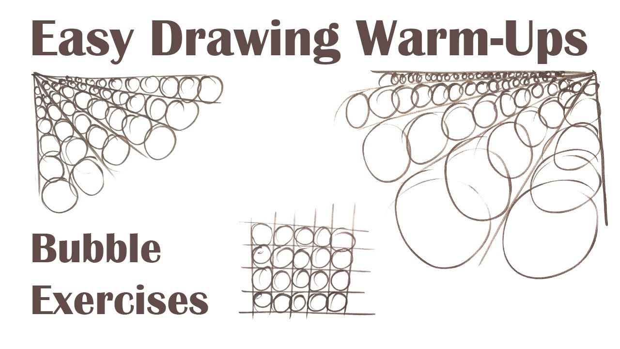 Easy Drawing Warm-Ups: Bubble Exercises