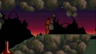 Shadow of the Beast 2 finished with 3 health potions 1/3