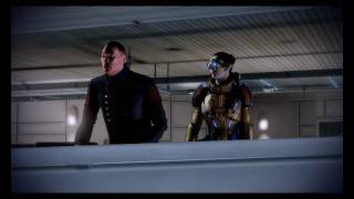 Mass Effect 2 meeting Anderson, Udina and Council with Legion and refusing Spectre status