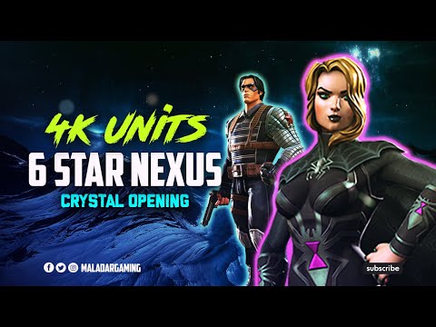 4k Units 6 Star Nexus Crystal Opening - Marvel Contest of Champions
