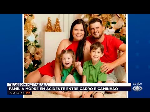 Acidente na PRC-280 mata quatro da mesma família entre Clevelândia e Palmas no PR