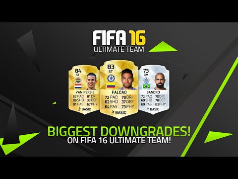 FIFA 16 BIGGEST DOWNGRADES! w/ FALCAO, VAN PERSIE & MORE! | FIFA 16 Ultimate Team