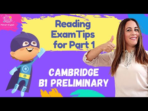 Cambridge B1 Preliminary | Tips for Reading Part 1