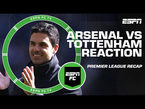 Arsenal vs. Tottenham REACTION 👉 Late scare! Chaotic! Predictable! Naive! 👀 | ESPN FC