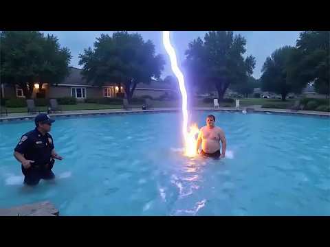 he tried to CONTROL the lightning strike..