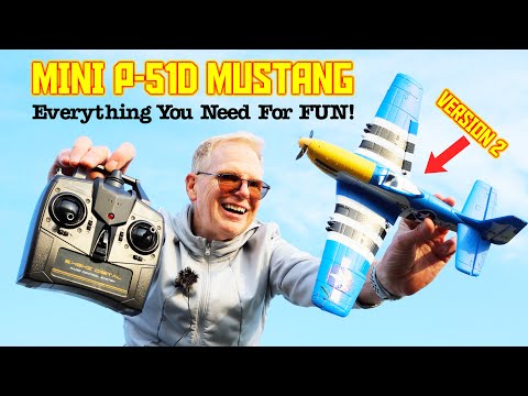 Volantex Mini P-51D Mustang ver 2 - Fun Fun Fun - Review