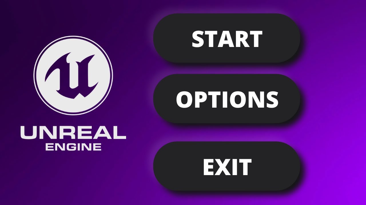 How to Make a Simple Main Menu in Unreal Engine 5 - in 5 Mins!