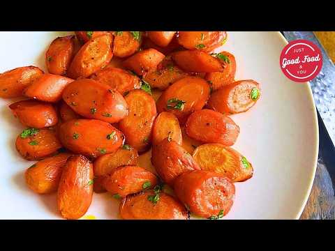 Karotten in Honig-Knoblauch-Butter, die perfekte Beilage zu Ostern | Einfaches Möhren-Rezept