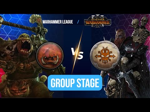 Martinius (Greenskins) vs Alrik Ral (Norsca) Game 1 - Warhammer League #1
