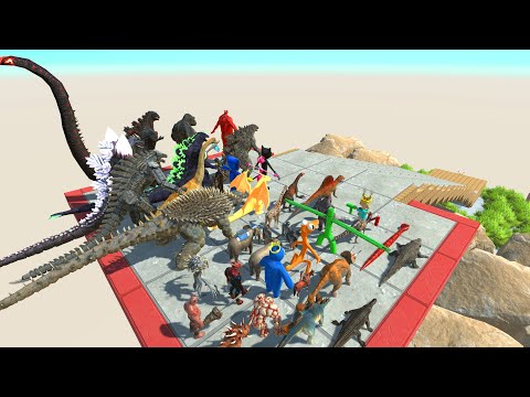 Ladder With Traps Who Can Pass The Test - Animal Revolt Battle Simulator