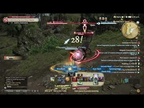 FINAL FANTASY XIV SOLO PLAYTHROUGH #47: ROGUE LEVEL 20 GRIND & CLASS QUEST