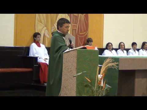 Dia 04/08/2013 - Homilia Pe. Silvio César, Paróquia Sagrada Família.