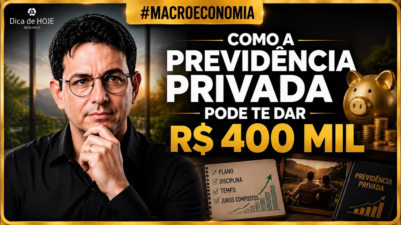 Como a PREVIDÊNCIA PRIVADA pode te dar R$ 400 mil