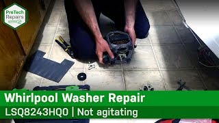 Whirlpool, Maytag & Roper Dryer - Not Agitating - Diagnostic & Repair