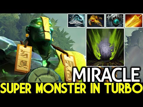Miracle- [Earth Spirit] Super Monster in Turbo Mode Cancer Build 7.22 Dota 2