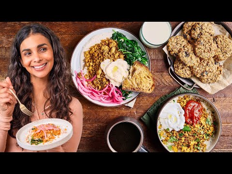5 EASY BREAKFASTS (plant-based & high-protein)