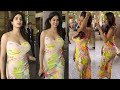 Janhvi Kapoor Hot Looks Janhvi Kapoor Flaunts Her Huge Figur In Bodycon Dress Janhvikapoor Hot