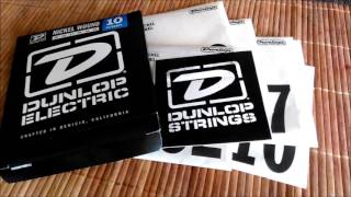 Video thumbnail for UNBOXING - Dunlop Nickel Wound 10-52 (Electric Guitar Strings) by RED MONSTER