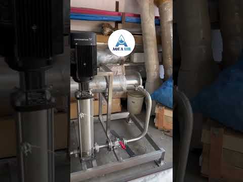 Stainless steel water treatment plant