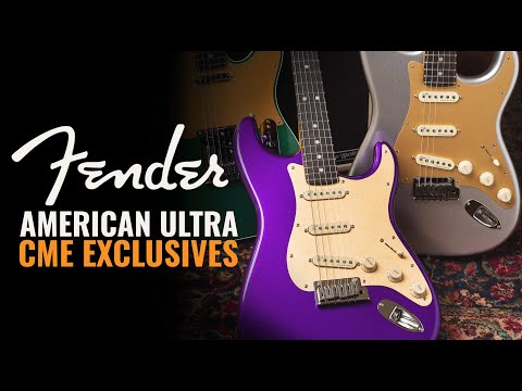 Fender American Ultra Stratocaster Plum Metallic w/Ebony Fingerboard & Anodized Gold Pickguard (CME Exclusive) image 10