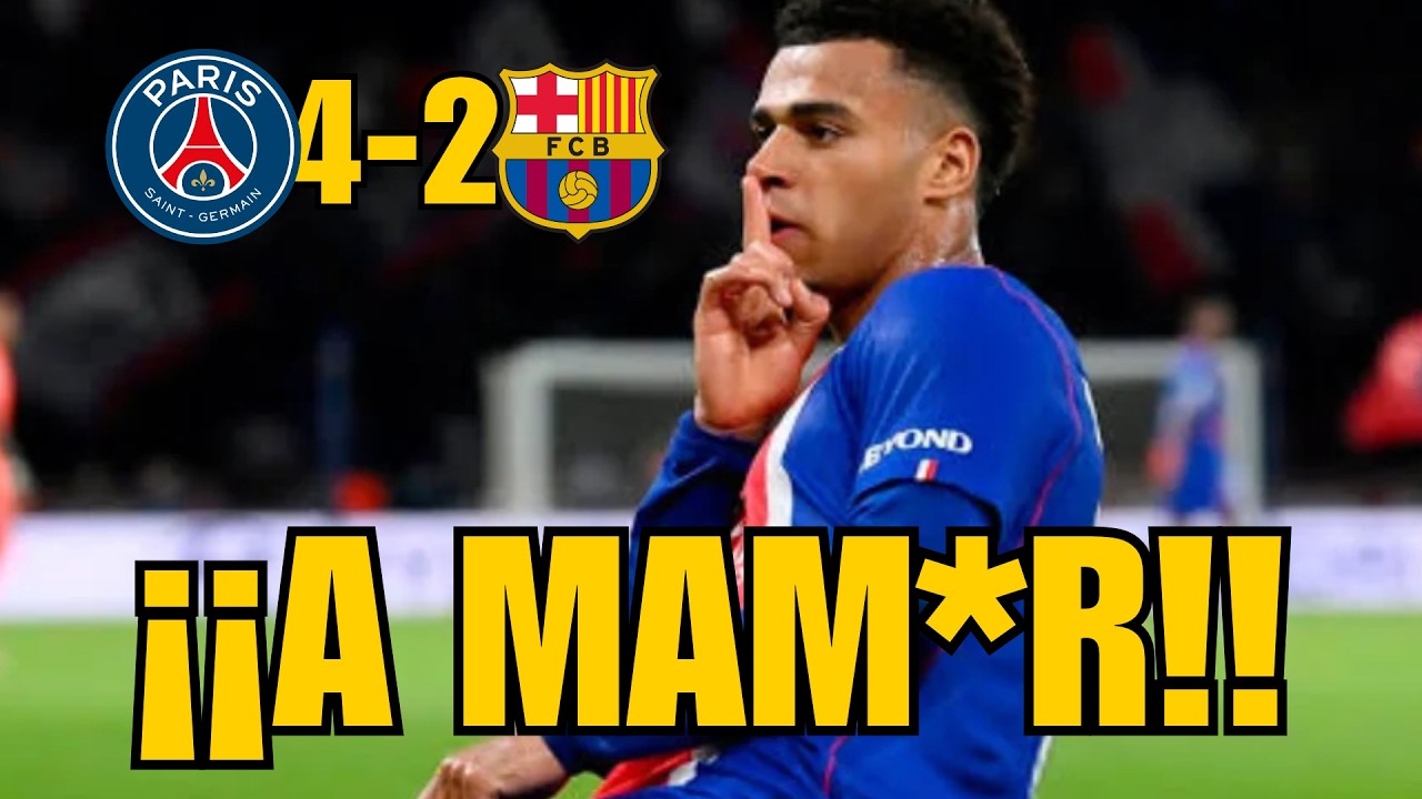 ¡A MA*** POLACOS! PSG 4-2 Barça: La Champions se lo vuelve a explicar al CTA-team