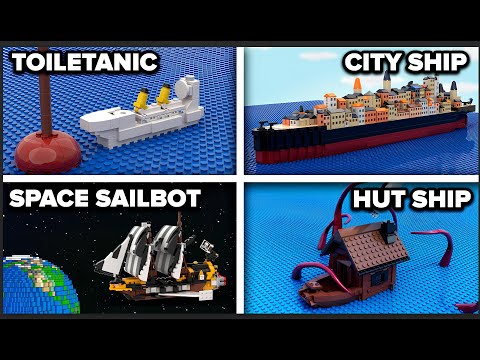 LEGO Cursed Ships Sinking | Animation