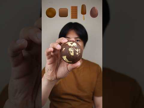 EATING DUBAI CHOCOLATE WITH VARIOUS SHAPE #asmr #mukbang