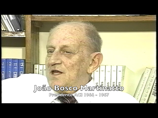 João Bosco Martinatto - Presidente da ACI na gestão 1966-1967